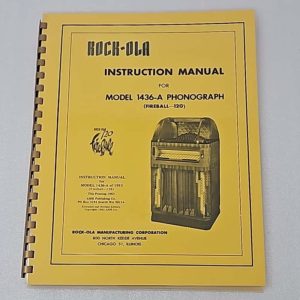 Rock Ola 1436a manual 37-1170