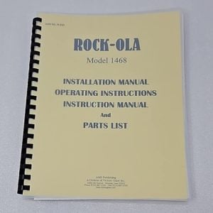 Rock Ola 1468 Parts List 37-1184