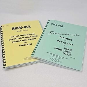 Rock Ola 1468 manual combo pack 37-1185