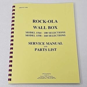 Rock Ola 1564 1558 wallbox manual 37-2890