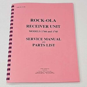Rock Ola 1744 1745 manual 37-2891
