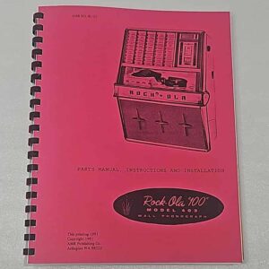 Rock Ola 403 Parts Manual 37-1195