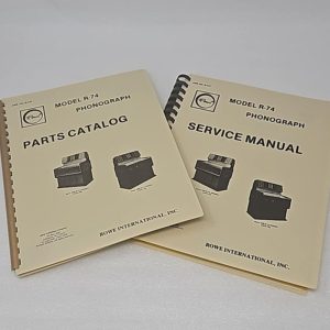 Rowe R-74 Manual Combo Pack 70-3345