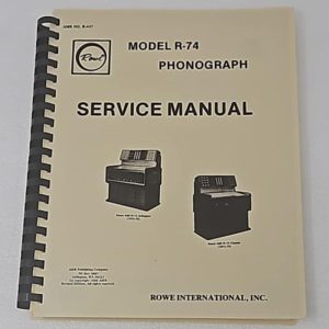 Rowe R-74 Service manual 70-3343