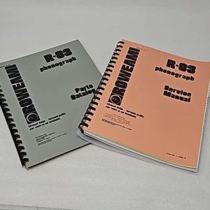 Rowe R-83 Manual Combo Pack 70-3364