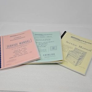 Seeburg 160 manual combo pack 60-3422