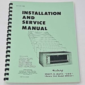 Seeburg 200LU1 service manual 60-1149