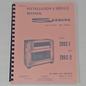 Seeburg 200c service manual 60-1148