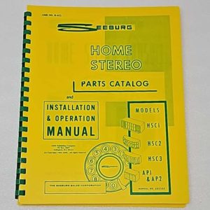 Seeburg Home Stereo Operation Manual 60-3451