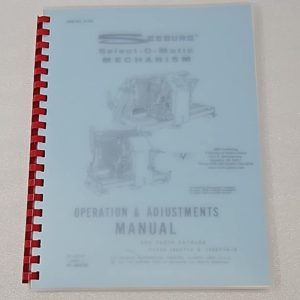 Seeburg Operation and Adjustment Manual 60-3411