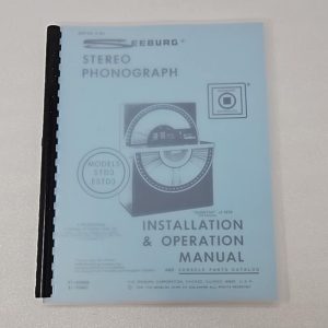 Seeburg STD3 Install and Operation Manual 60-3421