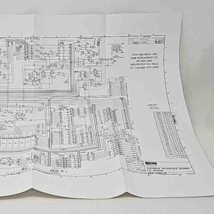 Seeburg console interface board drawing 60-3442
