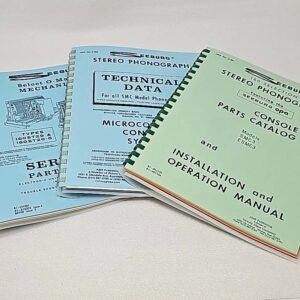 Seeburg console manual combo pack 60-3439