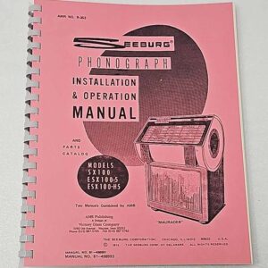Seeburg sx100 operation manual 60-3395