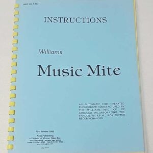 Williams Music Mite Manual 71-1282