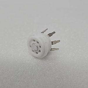 Miniature 7 pin tube socket PCB mount 86-7582