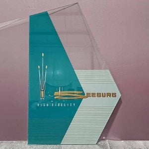 161 side glass left aqua 56-3875