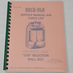 Rock Ola 1554 wallbox service manual 37-5775