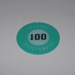 Seeburg l100 101 Mech Cover Emblem 23-011