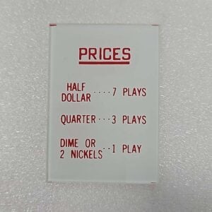 pricing glass 38-7610