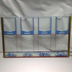 Seeburg Q160 Lower Lid Glass 58-2954