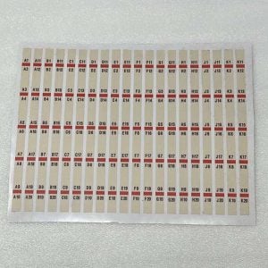 AMI WQ200 Wallbox title strip decal set