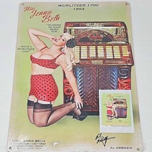 1700 tin sign