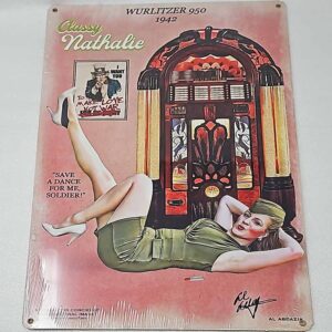 wurlitzer 950 tin sign