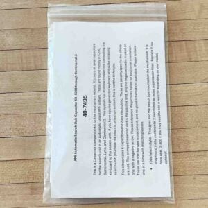 AMI Continental search unit cap kit 40-7495