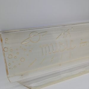 AMI D40 / D80 Upper Marquee Plastic - Original