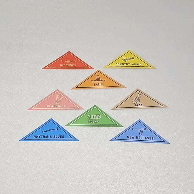 Classification Card Color AMI E F G Classification Card Set - 80 Select - Victory Glass