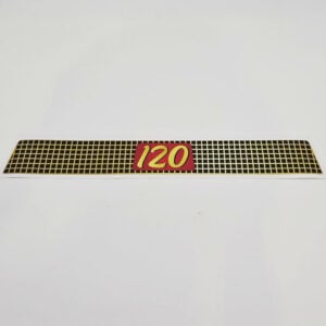 AMI G120 Mechanism Shroud 120 Decal 40-7756