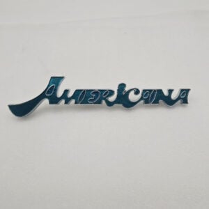 Wurlitzer 3700 Americana Large Metal Emblem 08-042026-01