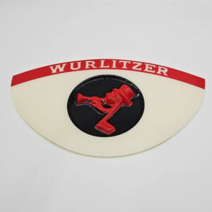 Wurlitzer 4007 speaker Johnny One Note Embossed Plastic 11-7775